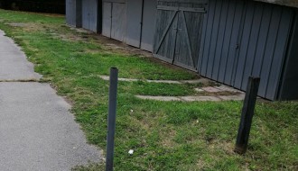 Ruglo kod Centralnih garaža na Radijalcu