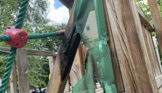 Problematično dvorište u okviru vrtića "Mandarina" na Radijalcu