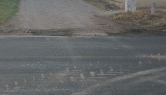 Nedovršen posao (sa asfaltiranjem) u Maloj Bosni