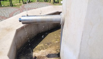 Zapuštena Olimpijska česma na Radijalcu