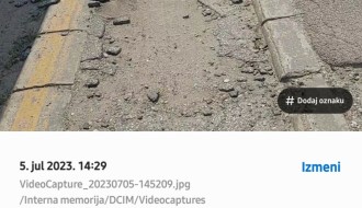 Srediti malo biciklističku stazu na Majšanskom mostu