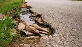 Udarne rupe na Bikovačkom putu