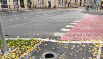 Velika rupa na šahtu na raskrsnici Štrosmajerove i Maksima Gorkog (kod Žute kuće)