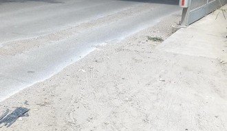 Oronuli trotoar i podvožnjak u Lošinjskoj ulici