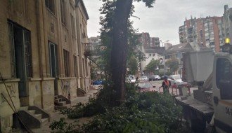 Granje na parkingu u ulici Vladimira Nazora