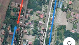 Pesak u Ulici Jelene Ćetković otežava kretanje stanovnika