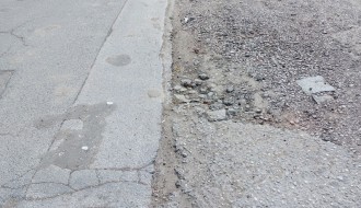 Asfalt u Ivangradskoj ulici