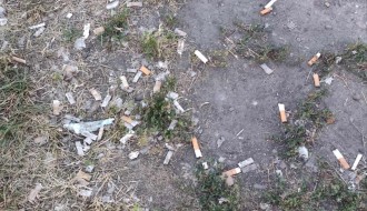 Smeće na graničnom prelazu Kelebija