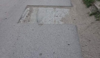 Rupa na cesti u Radanovačkoj ulici