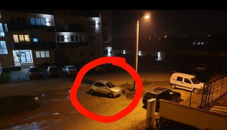 Parkiranje na putu u Kireškoj ulici