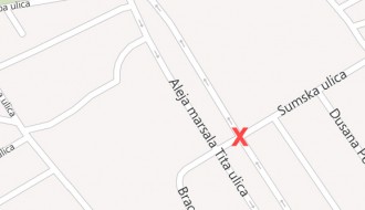 Nepregledna raskrsnica na Radijalcu