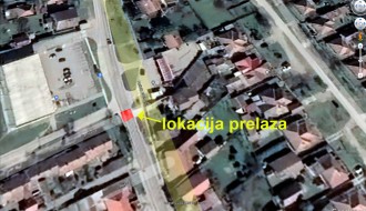 Pešački prelaz u ulici Partizanskih baza u Malom Radanovcu