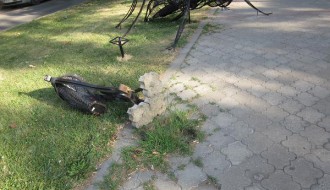 Uništeno 12 korpi za smeće na Radijalcu