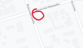 Problematično drvo na uglu ulica Vojislava Ilića i Aksentija Marodića