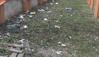 Smeće na Paliću kod sportskog centra