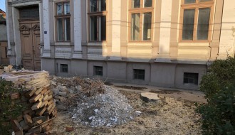 Posečena stabla, a ostavljeni panjevi u ulici Henrika Sjenkjevića