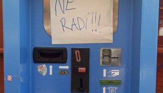 Aparat za naplatu parkinga van funkcije