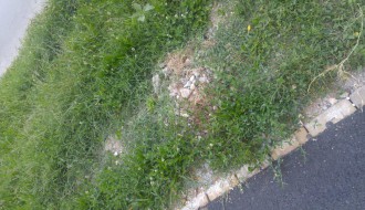 Nedovršen posao nakon asfaltiranja