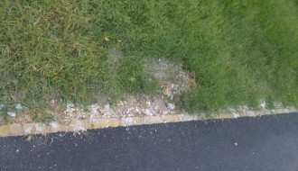 Nedovršen posao nakon asfaltiranja