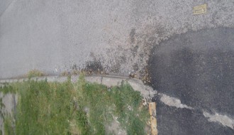 Nedovršen posao nakon asfaltiranja