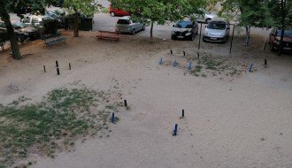 Dečije igralište na Radijalcu bez rekvizita