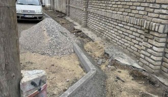 Širina trotoara u Ulici Vuka Karadžića