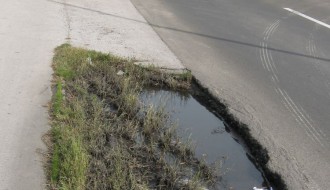 Pažnja, krater na asfaltu! (Palićki put)