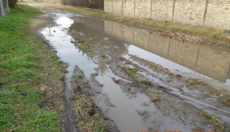 Neprohodna ulica posle kiše