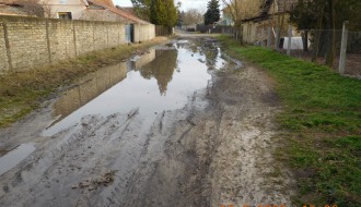 Neprohodna ulica posle kiše
