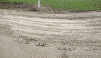 Udarna rupa, krater u Ludoškoj ulici