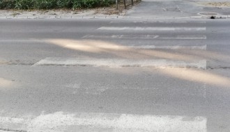 Izbledeli pešački prelaz kod "Lifke"