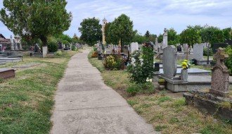 Visoka trava na groblju u Aleksandrovu