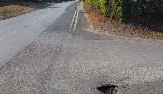 Velika rupa na raskrsnici Proleterskih brigada i Pokreta nesvrstanih