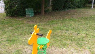 Dečji park u Aleksandrovu zakorovljen