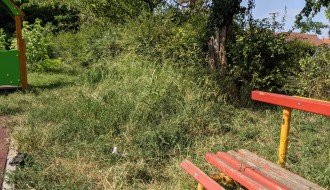 Dečji park u Aleksandrovu zakorovljen