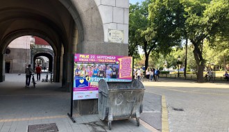 Kontejner uz Gradsku kuću