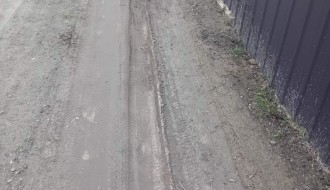 Blato nakon raskopavanja i polaganja gasne instalacije - Aleksandrovi Salaši, 5. nova