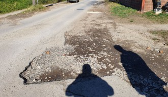 Početak Bagremove ulice opet u katastrofalnom stanju