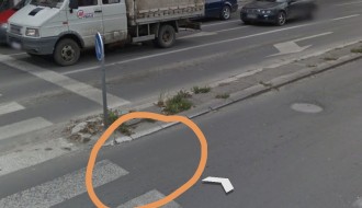 Oštećen kolovoz kod Patrije