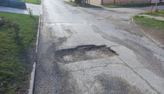 Krater u ulici Vladimira Gortana