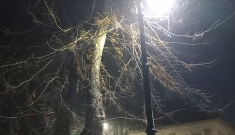 Kvar na uličnoj rasveti - ugao Sonje Marinković I Braće Radić