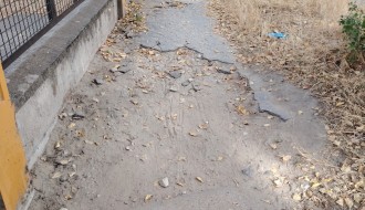 Oštećenje pešačke zone Ulici Zrinjskog i Frankopana