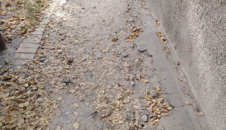 Oštećenje pešačke zone Ulici Zrinjskog i Frankopana