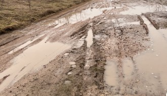 Železnička ulica na Paliću u blatu