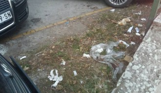 Divlja parking deponija u centru II