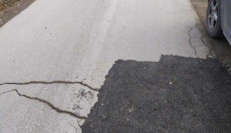 Udarne rupe u Durmitorskoj ulici