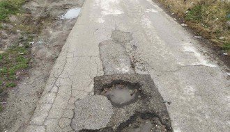 Udarne rupe u Durmitorskoj ulici