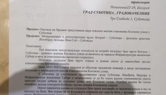 Ambrozija, neprohadna Kosovska ulica, nekontrolisani radovi brze pruge