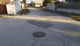 Udarne rupe u ulici Marka Oreškovića