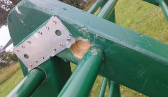 Nebezbedno novoizgrađeno dečije igralište u Gornjem Tavankutu